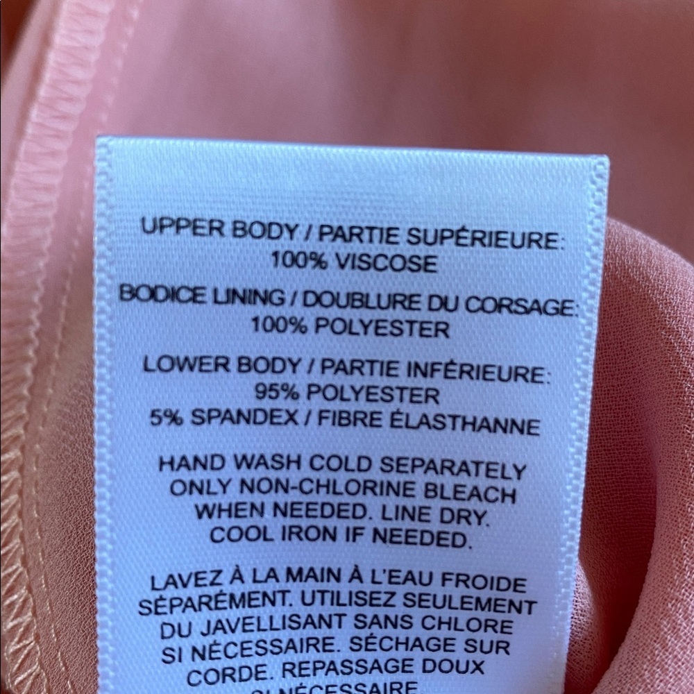 Express Light Pink Floral Bodysuit - Picture 5 of 5
